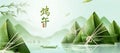 Dragon boat festival banner Royalty Free Stock Photo