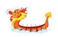 Dragon boat festival. Chinese traditional holiday. Stock vector Royalty Free Stock Photo