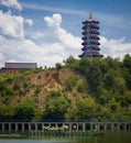 Dragon Boat Festival Green Team heads to the Start Royalty Free Stock Photo