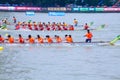 Dragon boat festival in Guangzhou China Royalty Free Stock Photo