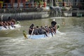 Dragon Boat Festival in Kalimas river, Surabaya on August 14, 2022