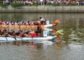 The 2016 Dragon Boat Festival in Taiwan Royalty Free Stock Photo