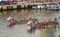 The Dragon Boat Races in Taiwan Royalty Free Stock Photo