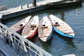 Dragon Boats on the dock Royalty Free Stock Photo