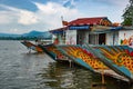 Dragon Boats of Hue Royalty Free Stock Photo