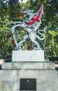 The dragon boundary marks of the City of London