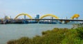 Dragon bridge, Han river, Da Nang, Vietnam Royalty Free Stock Photo