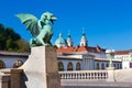 Dragon bridge, Ljubljana, Slovenia, Europe.