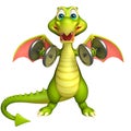 Dragon cartoon character with Gim equipment