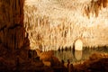 Dragon caves on Majorca, Spain. Beautiful nature caves on Mallorca, Balearic island. Popular tourist destination Royalty Free Stock Photo