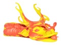 Dragon chinese plasticine model Royalty Free Stock Photo