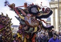 Colourful dragon costume in the Chinese New Year parade