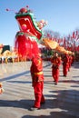Dragon dance Royalty Free Stock Photo