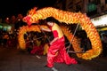 Dragon dance Royalty Free Stock Photo