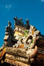 Dragon decor on pavilion in garden of Citadel in Hue. Vietnam.