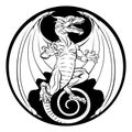 Dragon Design Royalty Free Stock Photo