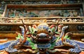 The Dragon East Bastion gate of the Imperial Forbidden city,Hue,Vietnam Royalty Free Stock Photo