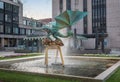 Dragon Fountain - Braga, Portugal Royalty Free Stock Photo