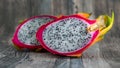 dragon fruit on background Royalty Free Stock Photo