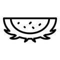 Dragon fruit icon outline vector. Indonesia jakarta