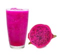 Dragon fruit smoothie Royalty Free Stock Photo