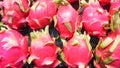 Dragon fruit in thailand market Royalty Free Stock Photo