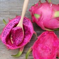 Dragon fruit, tropical fruits, Vietnam agriculture Royalty Free Stock Photo