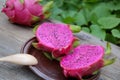 Dragon fruit, tropical fruits, Vietnam agriculture Royalty Free Stock Photo