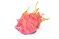 Freshness Dragon fruit on white background