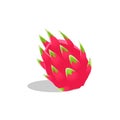 Dragon Fruit Whole Bright Icon