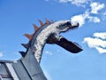 Dragon Head on top of Bishop Castle in Rye, Colorado