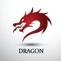 Dragon head vector