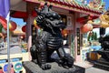 Dragon-headed unicorn called qilin or kylin Statue Royalty Free Stock Photo