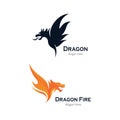 Dragon icon symbol illustration