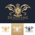 Dragon King Logo template