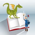 Dragon knight book tale fantasy