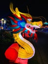 Dragon lantern, colorful lantern in the winter event