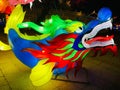 Dragon lantern, colorful lantern in the winter event