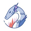 Dragon Line Color Icon