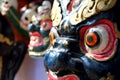 Dragon mask in surajkund fair Royalty Free Stock Photo