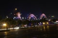 Dragon River Bridge in Da Nang, Vietnam, Asia Royalty Free Stock Photo