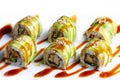 Dragon roll Royalty Free Stock Photo