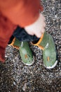 Dragon Rubber Boots Royalty Free Stock Photo