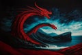 Dragon s lair materializes the artist s vision in acrylic