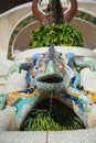 Dragon salamandra of gaudi mosaic Royalty Free Stock Photo