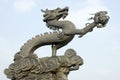Dragon sculpture Royalty Free Stock Photo