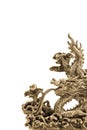 Dragon Sculpture Background Royalty Free Stock Photo