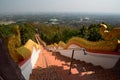 The dragon stairway. Wat Phra That Doi Kham temple. Tambon Mae Hia, Amphoe Mueang. Chiang Mai province. Thailand