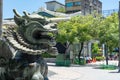 A dragon statue in Bangka Park (also Mangka, Mengjia and Mengxia Park)