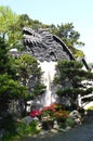 Dragon statue, Yuyuan Gardens, Shanghai Royalty Free Stock Photo